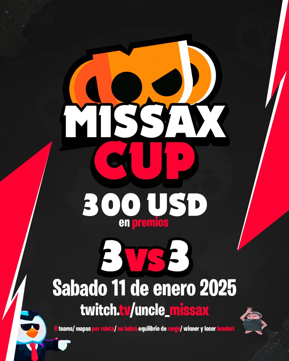 U_Missax's tweet photo. HARÉ UN TORNEO DE BRAWL STARS POR $$$ PARA MAS INFO ENTREN A MI DISCORD 
https://t.co/B3EvBCvSqY
#BrawlStars #Supercell #torneo https://t.co/k6I7rzUHwF