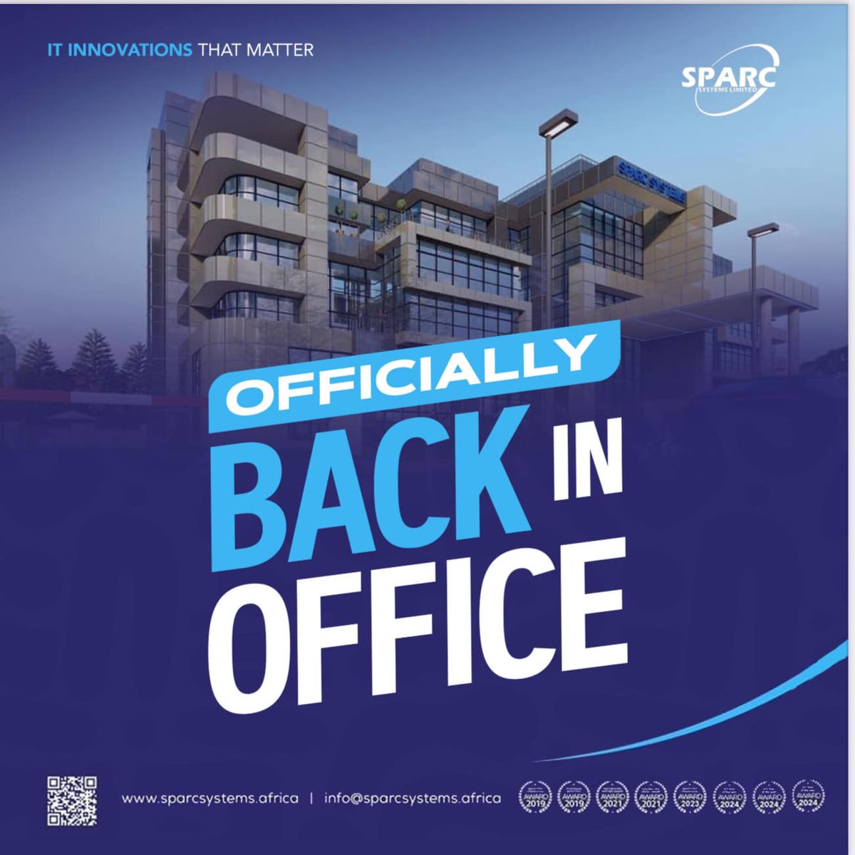 sparcsys's tweet image. We are back

After a break from the office but not from creativity we are now back and ready to serve.

Reach out to us by emailing us at info@sparcsystems.africa
Or visiting our offices in the various locations near you.
#SPARCTHEUNDISPUTED
#ITCompanyAfrica