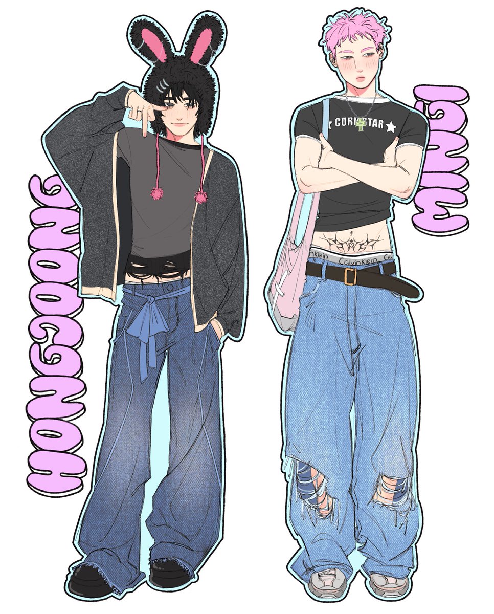 ATZ rappers 
#ATEEZfanart #HONGJOONG #MINGI
