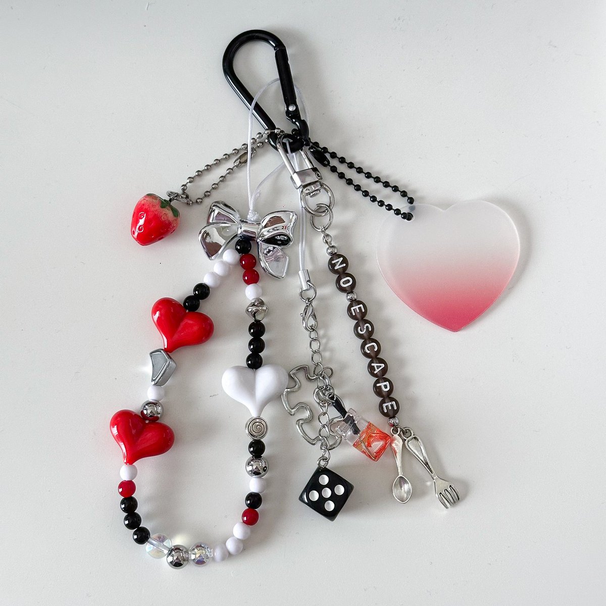 ⟢♡.ᐟ.ᐟ 

Bag Charm / Keychain 🎱

RM 25 each

ᵕ̈ ⟡ You may custom and choose the color &amp; theme u want (Based on availability)
ᵕ̈ ⟡ Price exc postage thru Shopee
ᵕ̈ ⟡ DM to custom