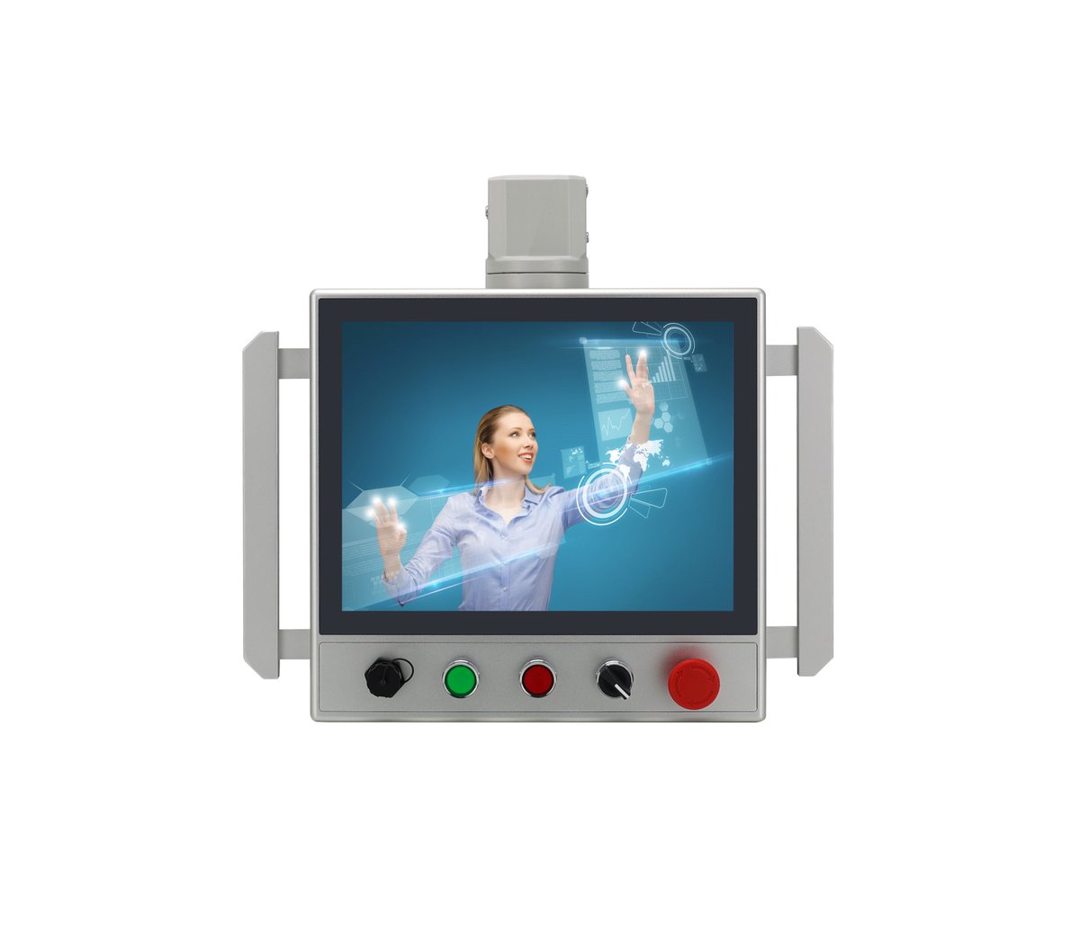 ITDDisplay's tweet photo. Streamline industrial operations with ITD’s 15” HMI Operator Panel
✅ Rugged IP65 front panel
✅ Customizable operation keys &amp; ports
✅ Flexible arm support installation
Built for industrial environments. See how it works:  #HMI #IndustrialPC #operatorpanel https://t.co/dPz3CGkUzU