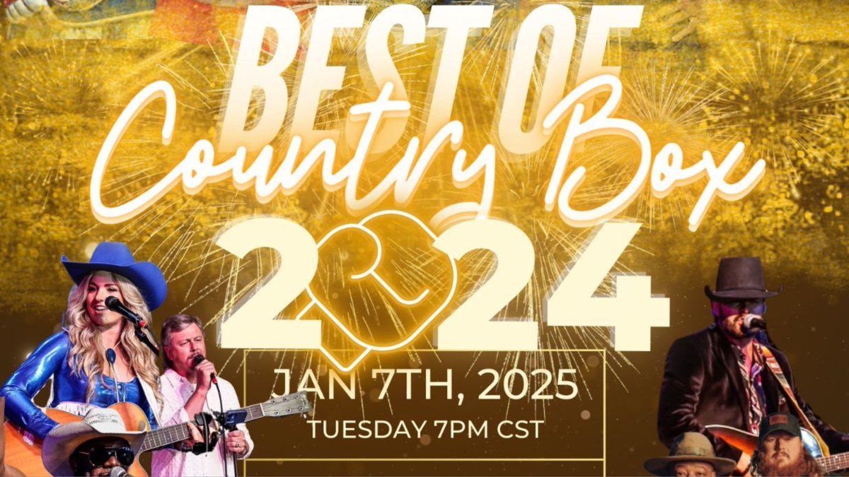 🎶🥊𝐓𝐡𝐢𝐬 𝐓𝐔𝐄𝐒𝐃𝐀𝐘, 𝐉𝐚𝐧 𝟕𝐭𝐡 – Stream Best of Country Box 2024 FREE on ...