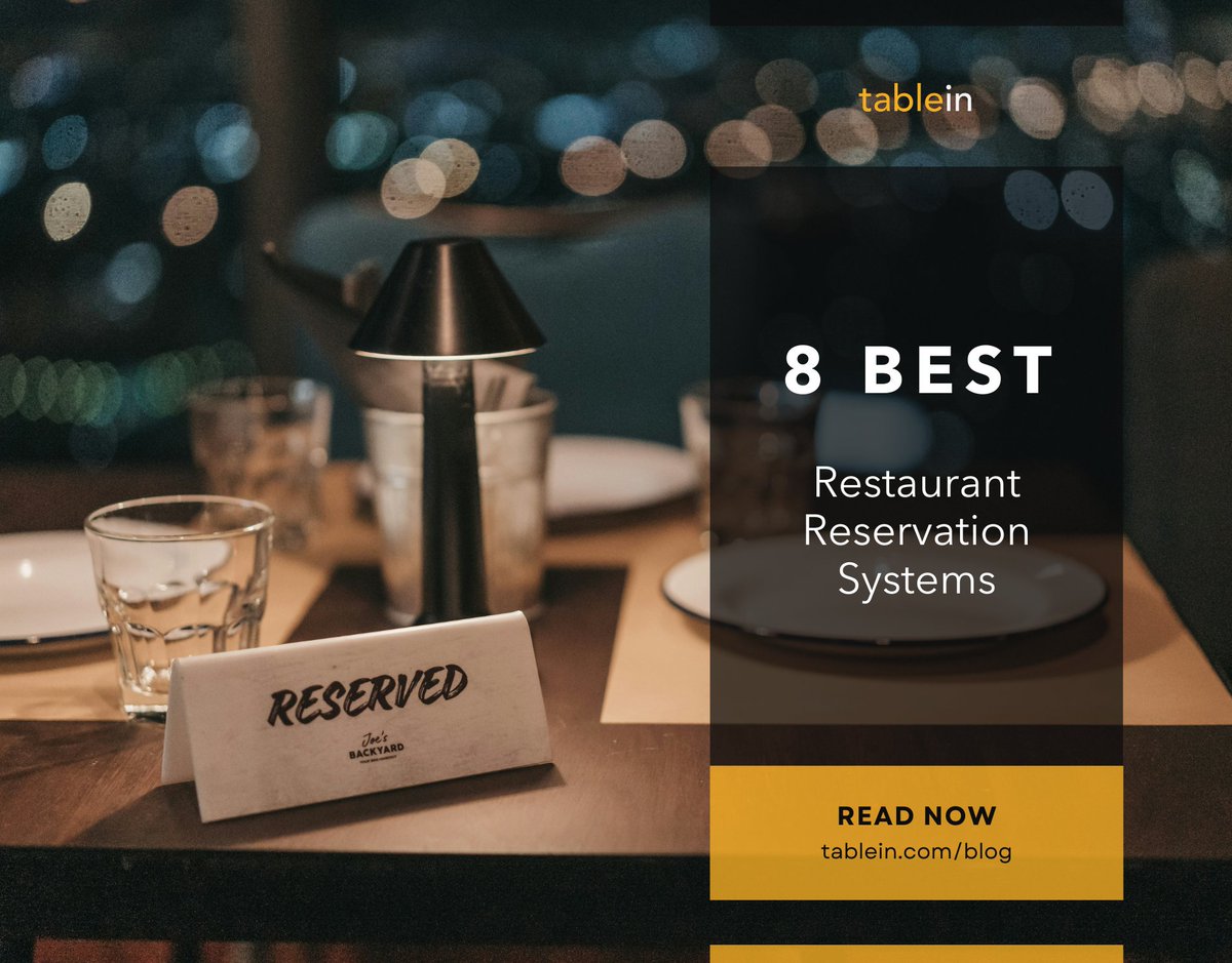 Choosing the online reservation system that is going to match your restaurant’s needs and your guests’ preferences isn’t the easiest task.

To help you make the right decision - we have compiled a list of 8 restaurant reservation systems—complete with their basic functionalities,