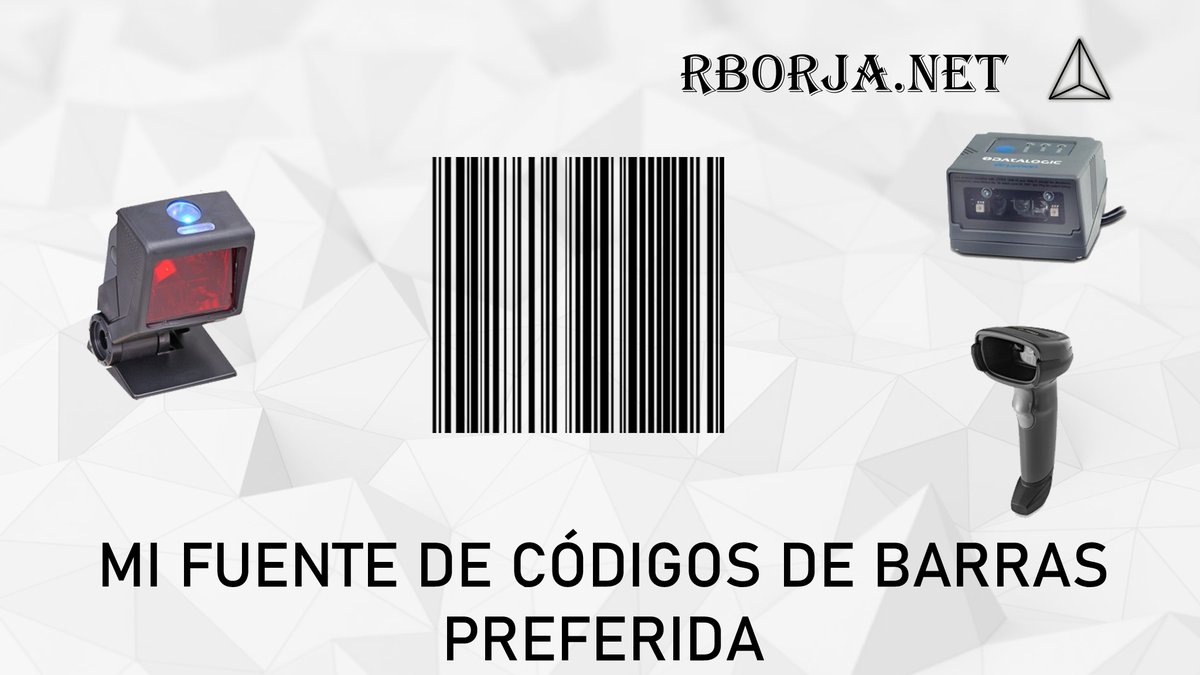 MI fuente de códigos de barras preferida youtu.be/P8V__iWj75k?si…