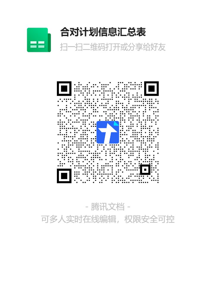 pro65032236's tweet photo. 搞不过来了，以后大家发给我的合对信息，我都会填在共享文档里，有需要合对的朋友请扫码查看 https://t.co/aB0I7lfuCQ