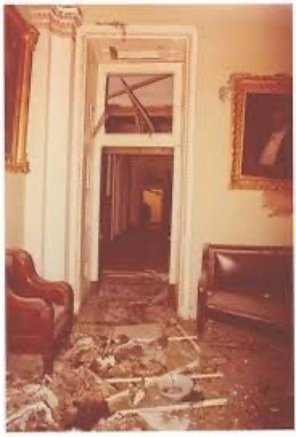 The media claims Jan 6th was the worst attack on our Capitol.

This was the 1983 BOMBING of the US Capitol by left wing extremists.

Their leader was Susan Rosenberg. Bill Clinton commuted her sentence &amp; she now sits on the board of BLM.

They don’t want you to know this.

SHARE!