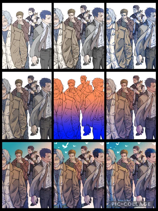 今回の進捗です。今回はこんな色にしたいな〜っていうのが先に決まっていたから楽でした。もっと投げ縄塗りの可能性を追求していきたいな〜 