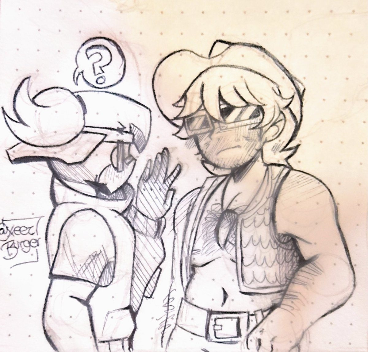 Xeezburger's tweet photo. I hate drawing (not really) https://t.co/N8Tndk3rxX