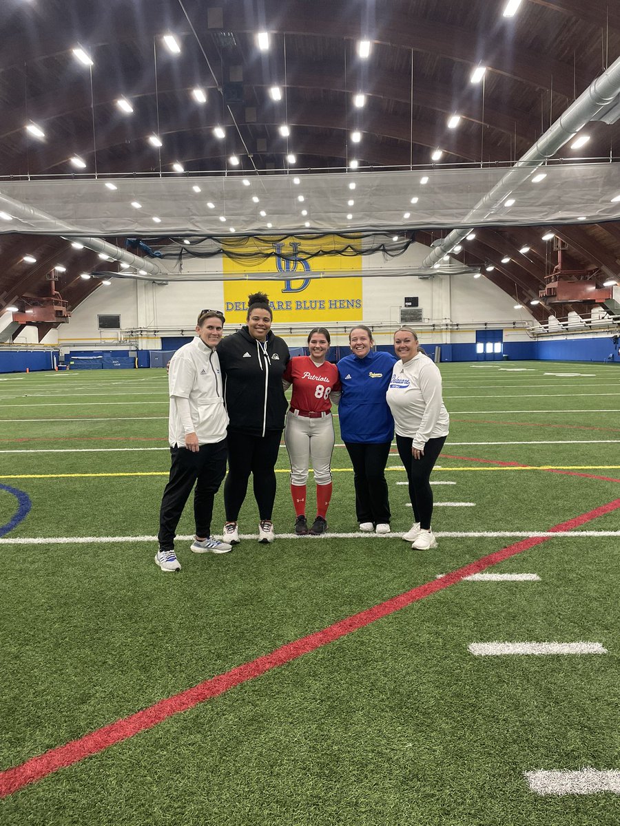 A huge thank you to <a href="/Delaware_SB/">Delaware Softball</a> players and coaches for hosting such an amazing camp. I learned so much and had a great time!
<a href="/CoachJenSteele/">Jen Steele</a> <a href="/dorians224/">Dorian Shaw</a> <a href="/CoachBellisari/">Amy Bellisari</a> <a href="/AndradeN23/">Nichole Andrade</a>