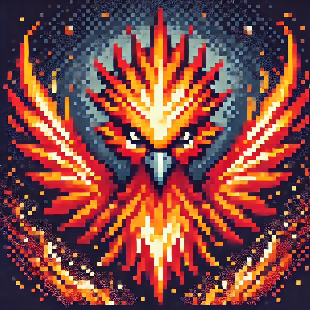 PhoenixXChain's tweet photo. PHOENIX IN 8-BIT 🐦‍🔥 THIS PROVES THAT EVEN IN A RETRO WORLD, THE FIRE OF REBIRTH STILL BURNS BRIGHTER THAN EVER. WHO’S READY TO PRESS START?

#PHOENIXUNCHAINED #8BITART #PHOENIXTOKEN #SIGMAMEMECOIN #SOLANAMEMECOIN https://t.co/deuvnDHGbJ