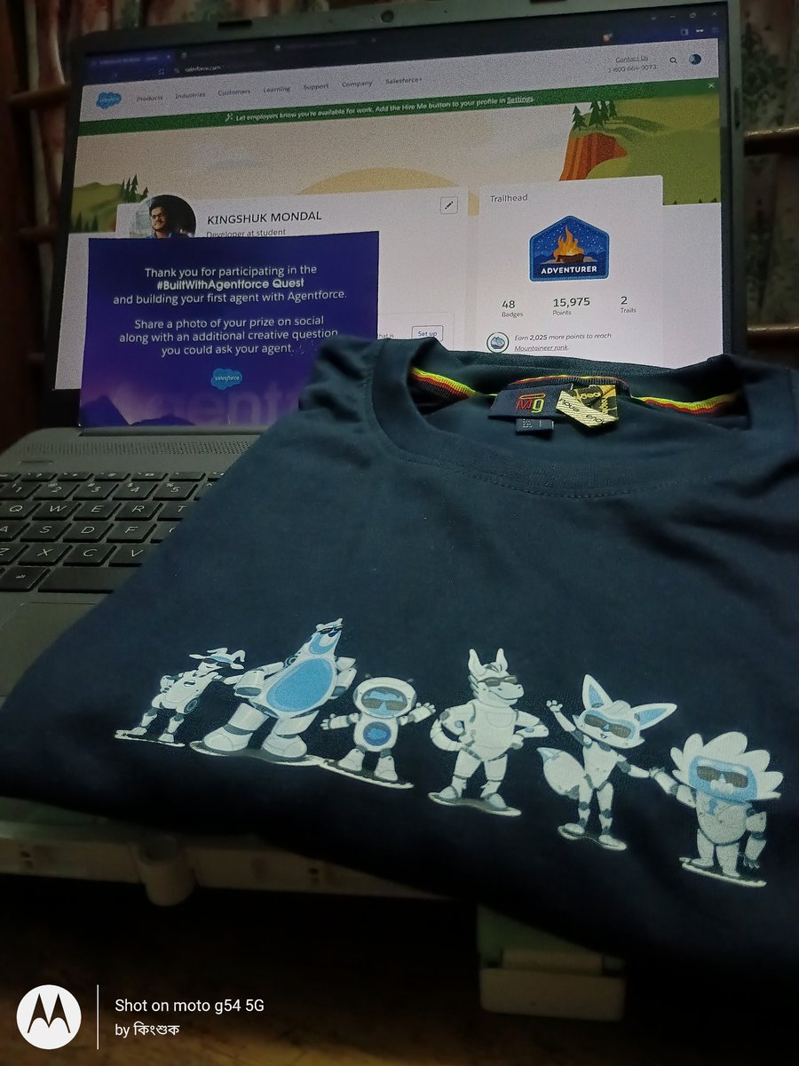 Kings_Mon's tweet photo. 🌟 Feeling Incredibly Grateful! 🌟

Huge thanks to @salesforce for recognizing my efforts with #BuiltWithAgentforce and sending these thoughtful gifts! 🎁💙

This journey has expanded my knowledge and reinforced the power of Salesforce's enablement programs. 🚀 https://t.co/dXOSI5EEJO