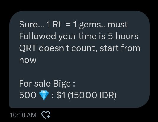 7DREAMVT_INA's tweet photo. ‼️DREAMzen we need your help ‼️

RT Deal for #NCTDREAM

1 RT = 1 gem

Follow @H3IdolChamp 
your time is 5 hours QRT doesn't count, start from now

For sale Bigc :
500 💎 : $1 (15000 IDR) https://t.co/DbjqhERQKI