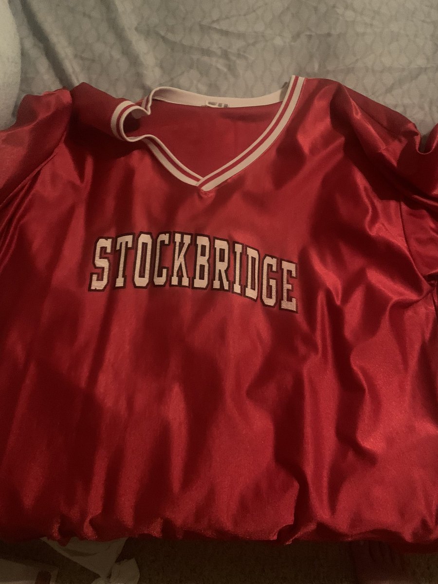 phofmeister's tweet photo. Attire for Thursday for Alumni Night in Stockbridge. It’s a little more snug than it used to be but still fits!! #SHSAlum #ClassOf2001 @joshuaforstner @sonnyhoffman810 @hshoops25 https://t.co/4fcJ8zb2Sa