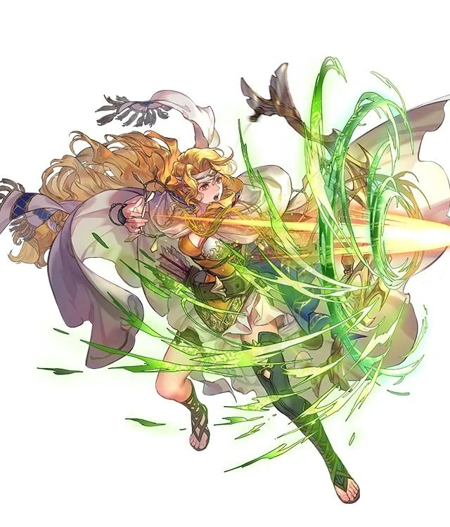 Pheonixmaster1's tweet photo. Full artwork of Attuned Brigid!
The Artist is the GOAT Suzuki Rika @/Rika_OwlForest

She is a powerful Green Bow Archer with Miracle built in her Slot B! 

As an attuned unit she also brings Tempo Echo which gives you the full Tempo effect &amp; 50% DR Pierce! https://t.co/natcEGRRQ1