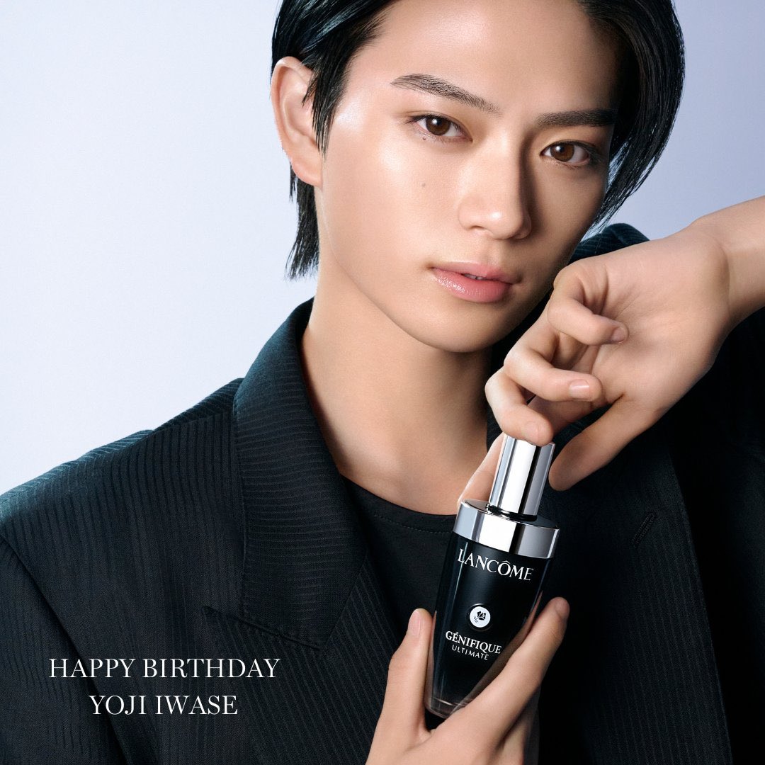 Ro6281688289993's tweet image. 誕生日に公式様からお祝い嬉しいね👑✨今年もたくさんの人に愛される一年にしよねー🫶✨ランコムさま本年もよろしくお願いいたします！！！
#岩瀬洋志 #Lancom