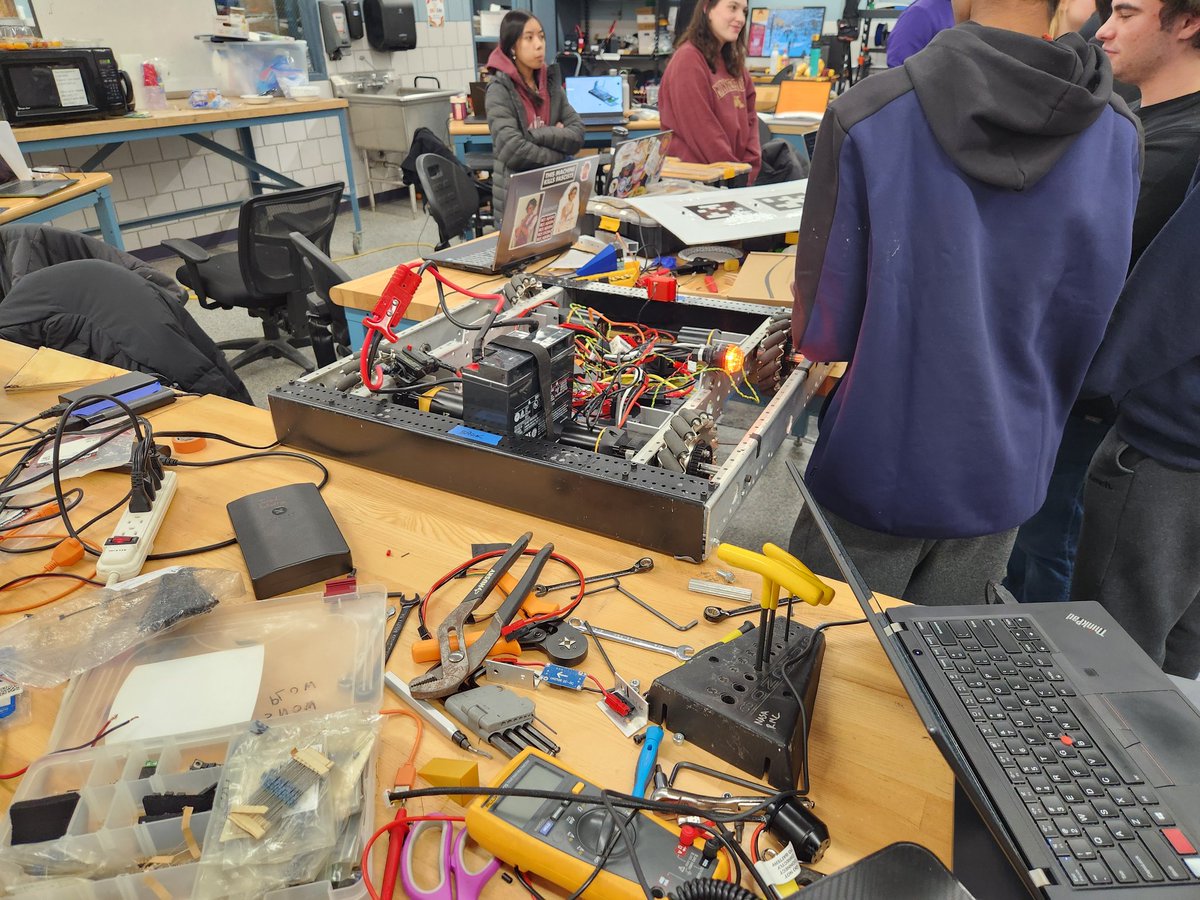 UMNRobotics's tweet image. Day 2 recap of the 2025 RI3D season is out! We had a blast building our subsystems and seeing our chassis move. Check us out on YouTube and ChiefDelphi.

@umncse #omgrobots #firstdive #reefscape