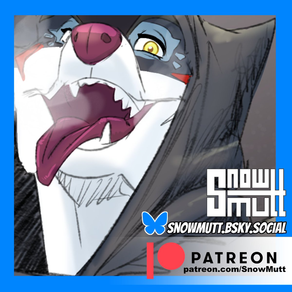 BLUESKY is my primary platform now!
You'll only really see cropped stuff here from now on, but the full pic and more are available RIGHT NOW on my Bluesky!
snowmutt.bsky.social