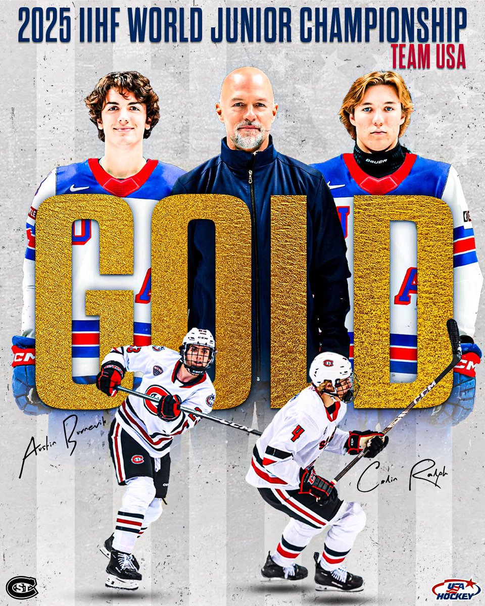 𝗚𝗢𝗟𝗗! 🥇🇺🇸

Congrats to <a href="/BrettLarson18/">Brett Larson</a>, Austin Burnevik &amp; Colin Ralph on capturing Gold at #WorldJuniors! 

#GoHuskies | #HuskyHockey 🏒
