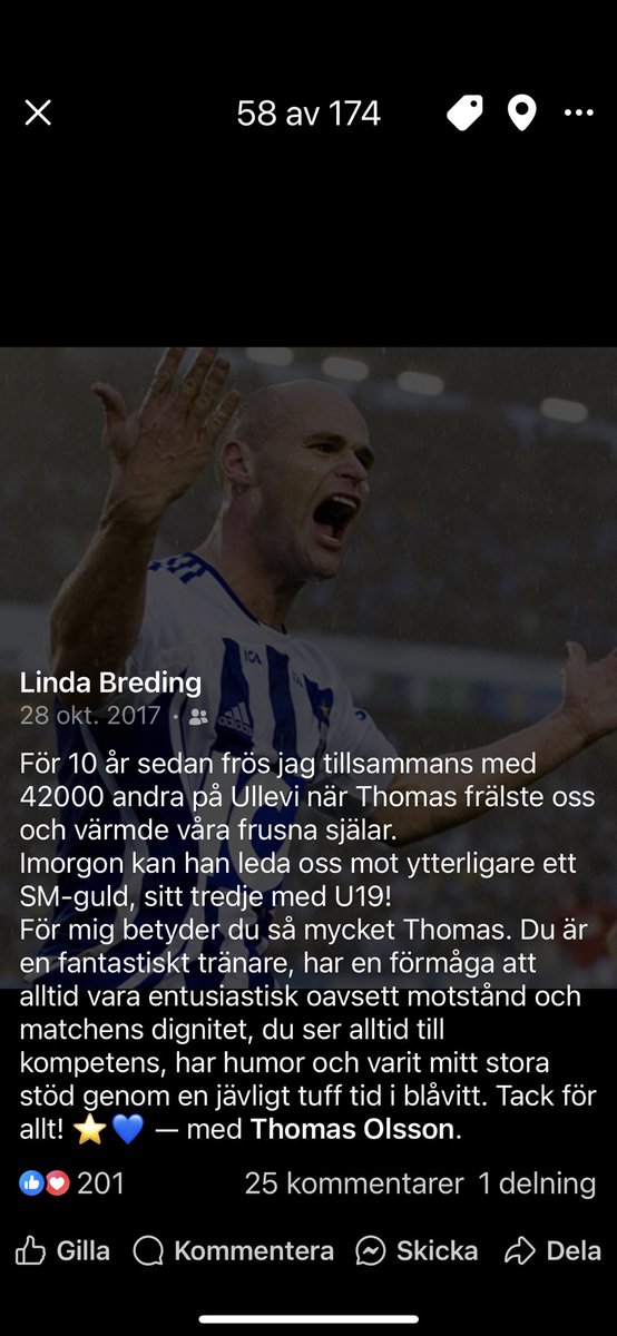 Bästa Thomas! Min hyllning består, du är en jävla hjälte! En förlust varje dag du inte åker till KG för att jobba/bidra!