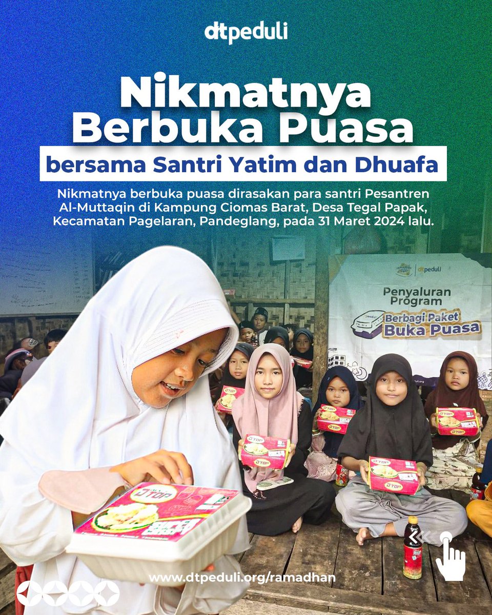 dtpeduli's tweet photo. Masya Allah! Memang tidak ada yang merugi yah saat kita berbuat baik.

https://t.co/G2cfRhPs9G https://t.co/nC0CpJhfCz