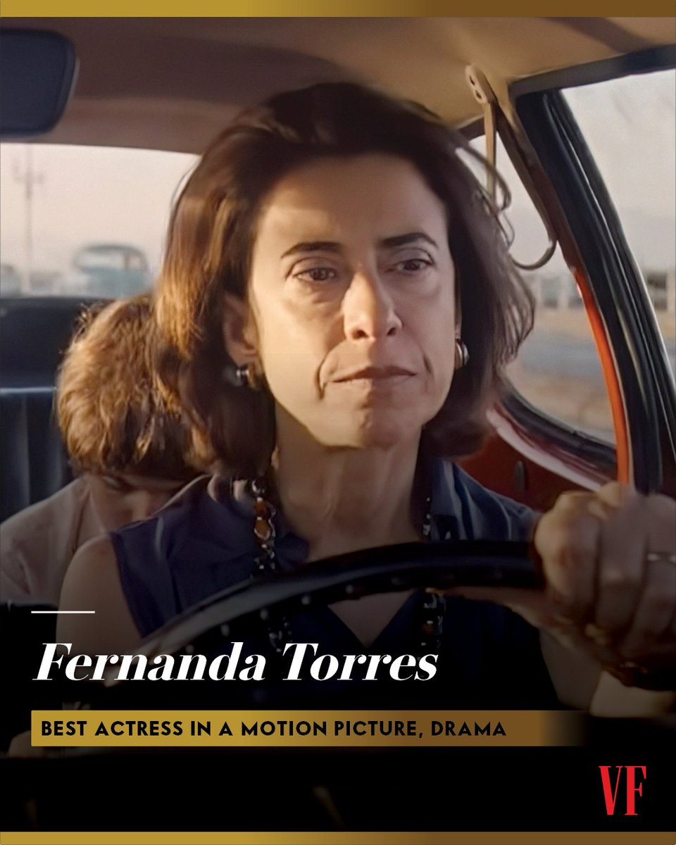 And the award goes to...Fernanda Torres! 🏆 The actor takes home her first-ever #GoldenGlobe for her performance in ‘I'm Still Here.’ 

See the full list of winners: vanityfair.visitlink.me/0EQ_-o