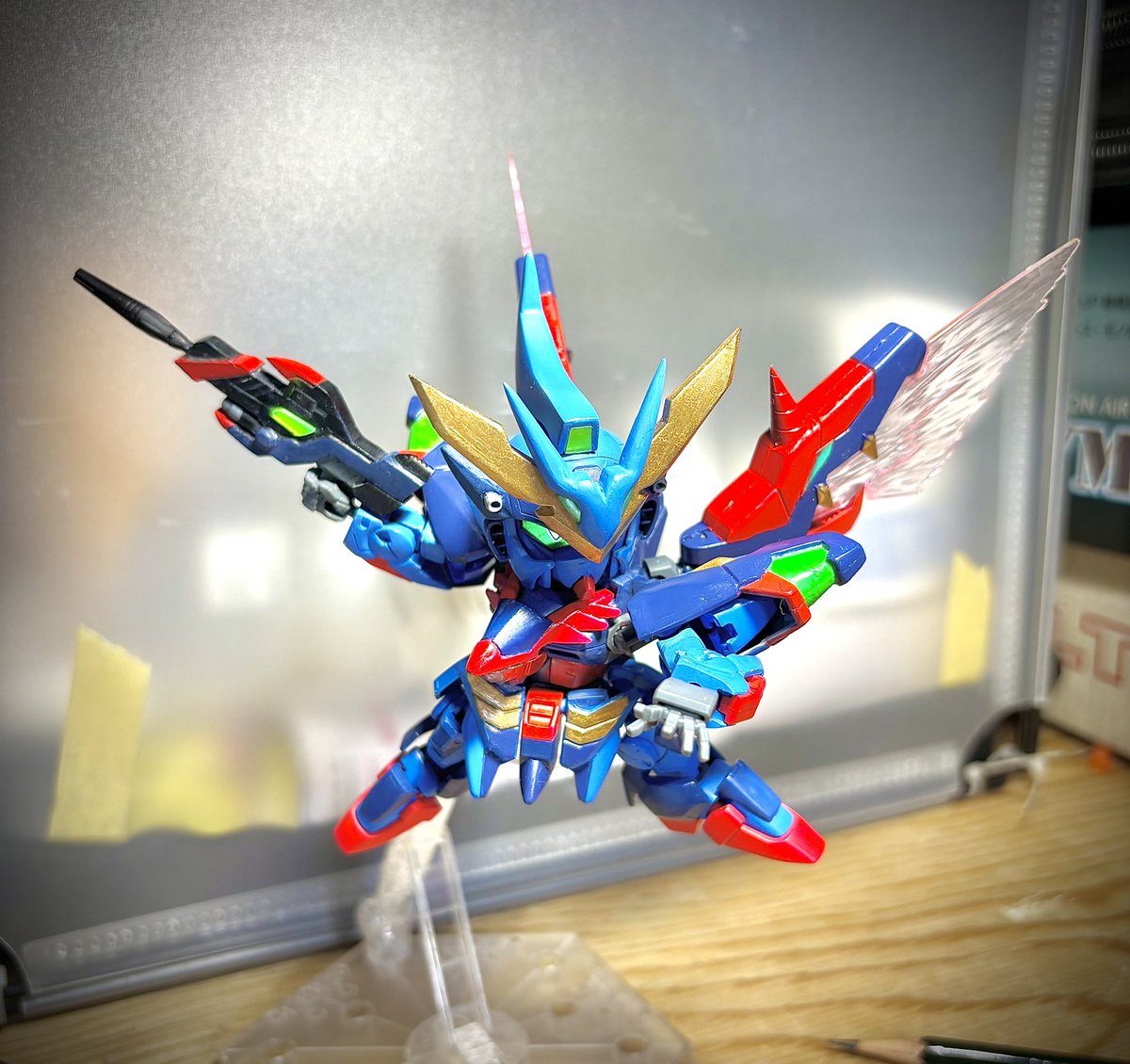 完成とする！！コマンダーガンダムV2！！ 三国伝の趙雲ガンダムが出た