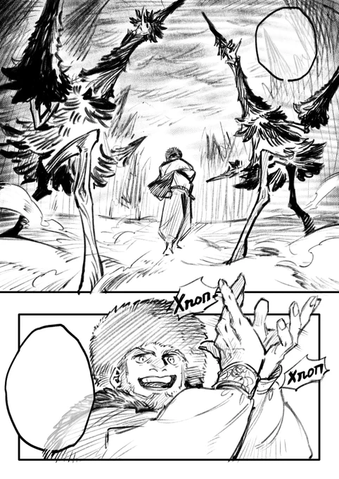 #梅棒 #クリスいってきマス 

修行パート
木がメノスグランデみたいになった 