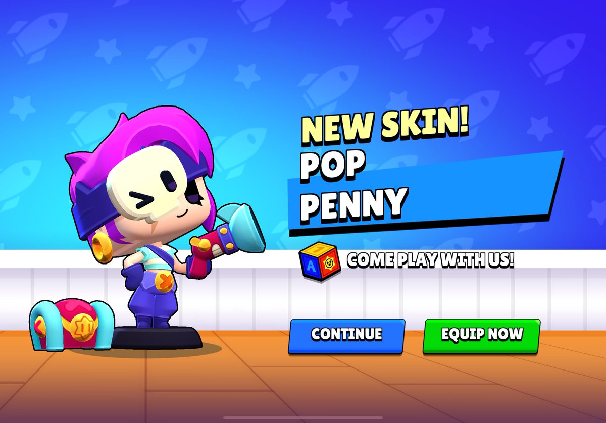 🎉x2 Pop Penny Skin Giveaway🎉

To enter:
✅Follow me
❤️Like the post
♻️Retweet

Winners will be announced in 11 days
Good Luck everyone!🤞 

#BrawlStars #PopPennyGiveaway #SupercellPartner #GiftedBySupercell  #ToyStory