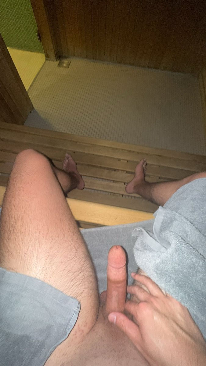 Wanna join me in the sauna?
