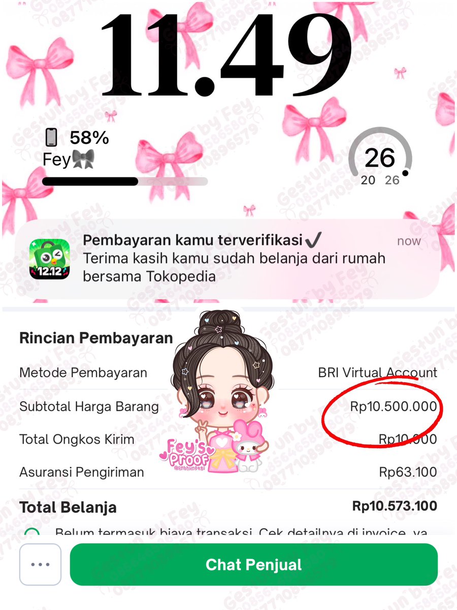 embhunpagi's tweet photo. ♯ ✩.🎀༘⋆ ─ proof gestun 🐋☁️.°˖✧

꒰ 🍋‍🟩 ꒱ؘ   kredivo via va shopee 10.000.000
꒰ 🍋‍🟩 ꒱ؘ   kredivo via va tokped 10.500.000

── .✦ order thru wassap only ;
📞  ࣪ https://t.co/UTlrBMKfLc
📞  ࣪ https://t.co/hGaYmWsEHX https://t.co/oQlaG2v02r