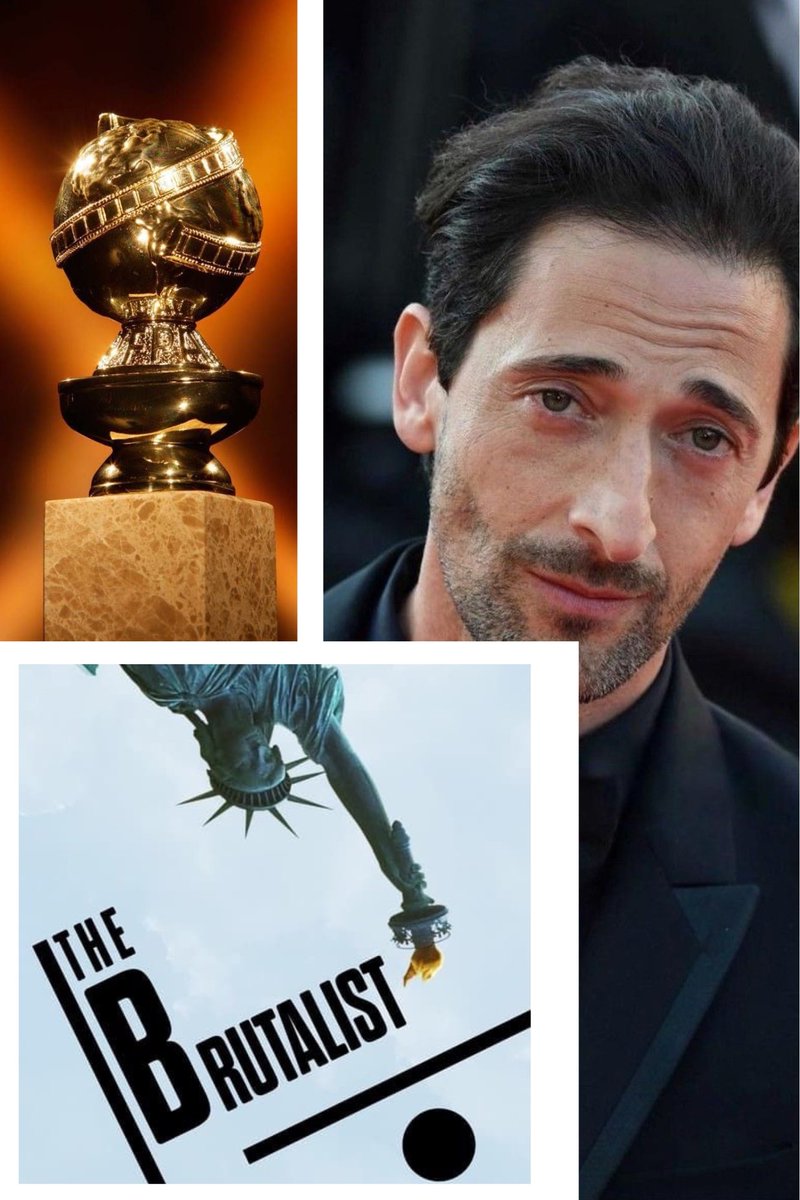 asfilms_'s tweet photo. Adrien Brody ganador de los #GoldenGlobes como Mejor Actor - Drama. https://t.co/ldUtJZRl5V