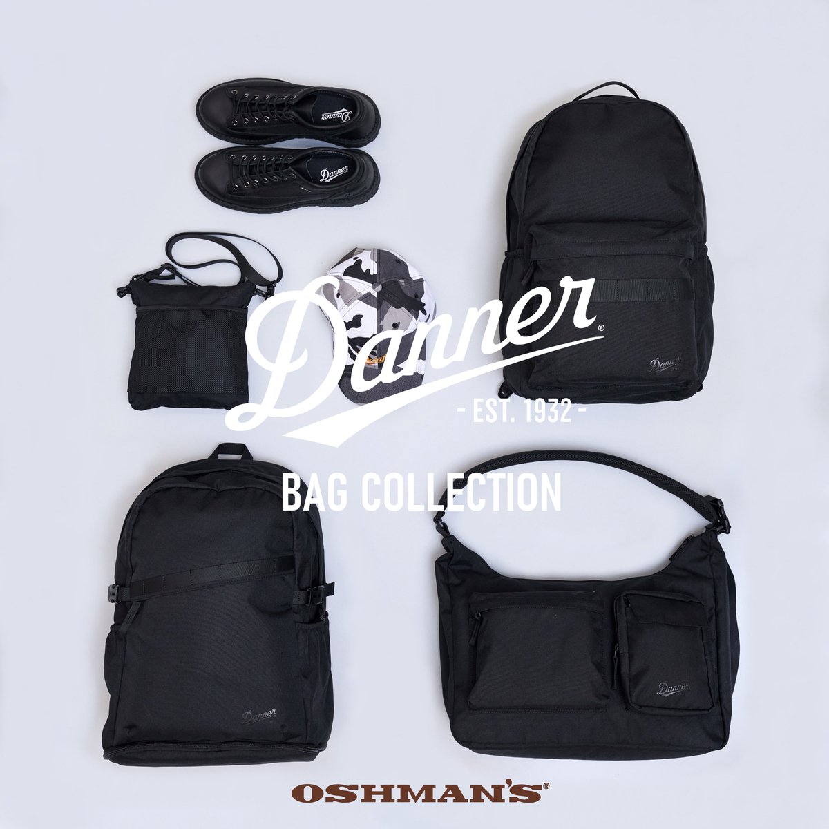 新品同様美品✨オッシュマンズ×DANNERコラボリュック Danner DANNER Hi Line 3Room Pack OSHMAN'S SMU｜OSHMAN'S