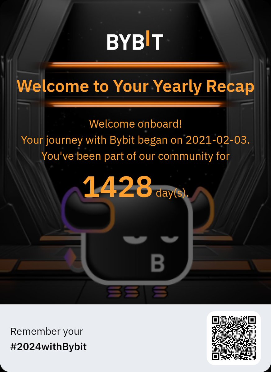 Unveil My 2024 Bybit Recap #2024withBybit bybit.com/en/annual-repo…