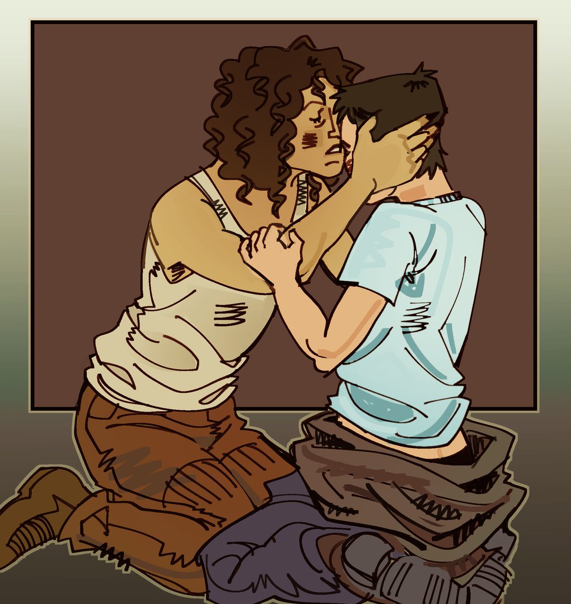 "ripleycall or glinda x elphaba..." -> i love to sniff my little robot friend yesssss