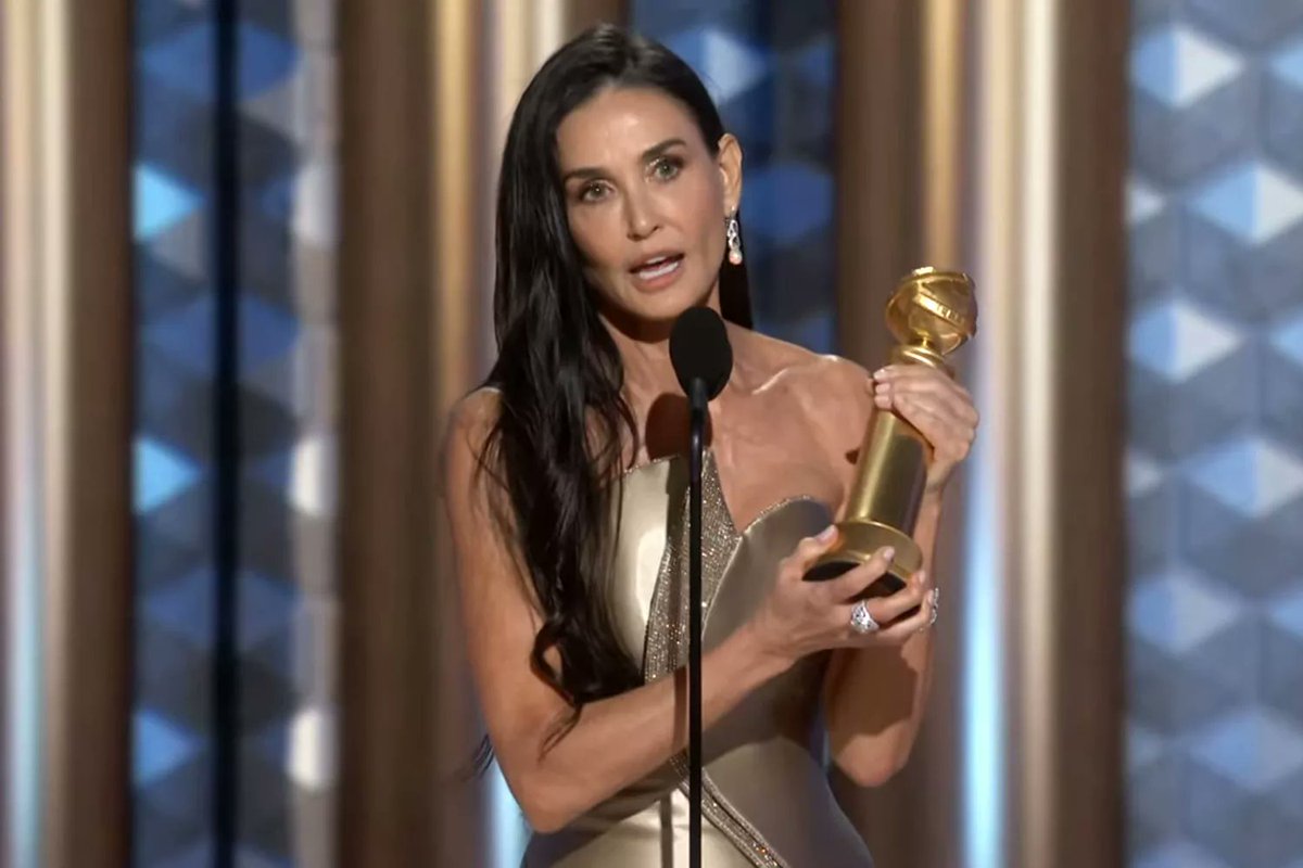 Lo mejor de los #GlobosDeOro 2025: Demi Moore (sorpresa, momentazo con Margaret Qualley y mejor discurso), el "Hey Dwayne" de Vin Diesel, Tadanobu Asano, Nikki Glaser, Adrien Brody, Zoe Saldaña y el "Soy quien soy, no quien tú quieres que sea" de Karla Sofía Gascón.