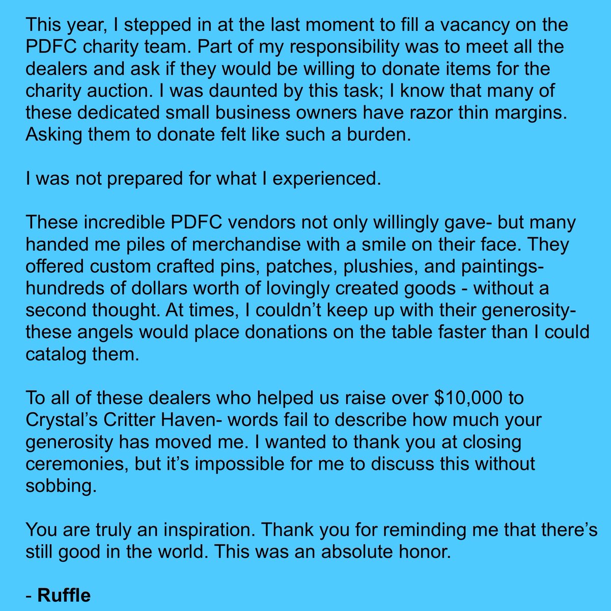 RuffleMcfluffle's tweet image. #PDFC 💙💜