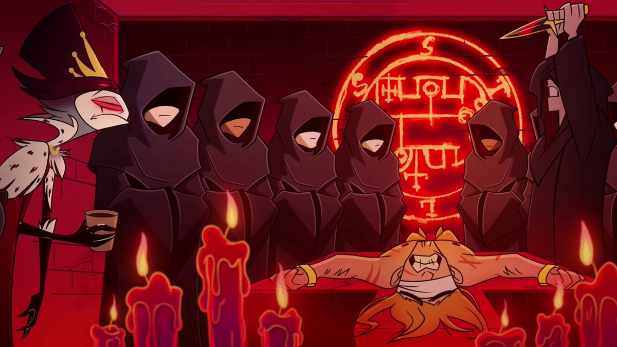 hellamews's tweet image. So like. If someone tries to summon Stolas now, post-banishment, who shows up? Does Stolas still show up by virtue of his name, or does Andrealphus show up? Or does the ritual fail altogether?

Personally I&apos;d love to see Andy try and take Stolas&apos;s calls.