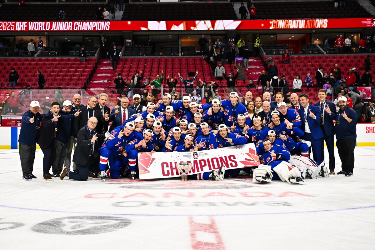 🏆 Your 2025 IIHF World Junior CHAMPIONS 🏆