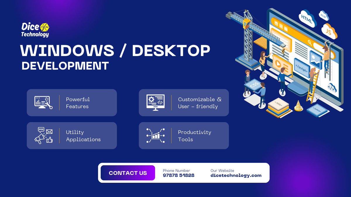 dicetechtrichy's tweet image. Tired of one-size-fits-all software? It's time for #Windows #DesktopDevelopment that’s built just for YOU! 💻✨✅ Powerful Features✅ User-Friendly & Customizable✅ Boost Productivity with Smart Tools
📞 97878 51828🌐dicetechnology.com
❤️ Like. Share. Grow Together!
#viral