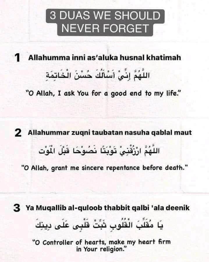 onetime_line's tweet photo. 3 Duas you should never forget https://t.co/veG0HtAGOb