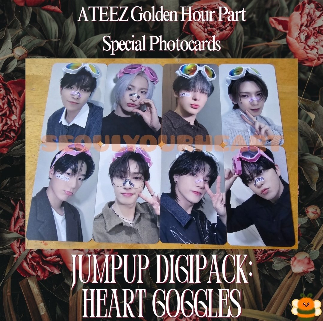 ATEEZ Golden Hour Part 2: Jump Up 3.0 Digipack Special Photocards