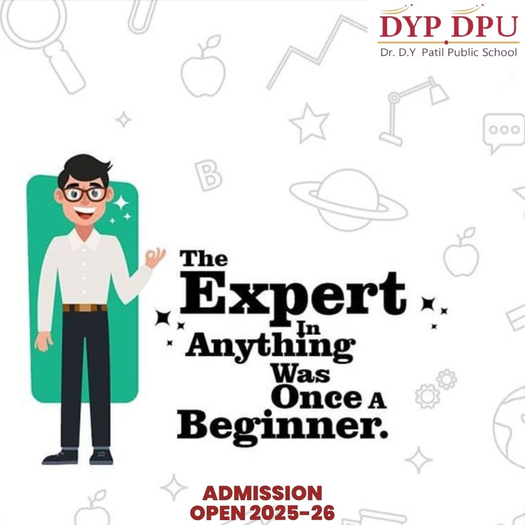 DPUPublicschool's tweet photo. The Expert in Anything Was Once A Beginner.
#dpuunitechsociety #dpusocial #dpuimr #drsomnath_patilofficial #bhagyashree_prasad_patil #drrohinisomnathpatil #expertlearning #goodeducation #bestschool #explore #addmission_open https://t.co/pYY5f1i9RC