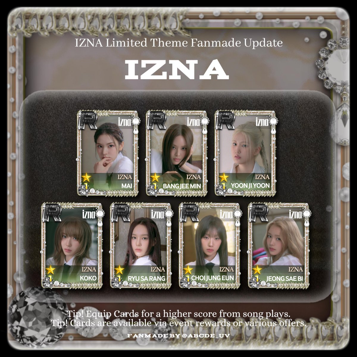 🎹] NEW FANMADE UPDATE [🎹] 🦪 SuperStar WAKEONE 💎 ✨ IZNA