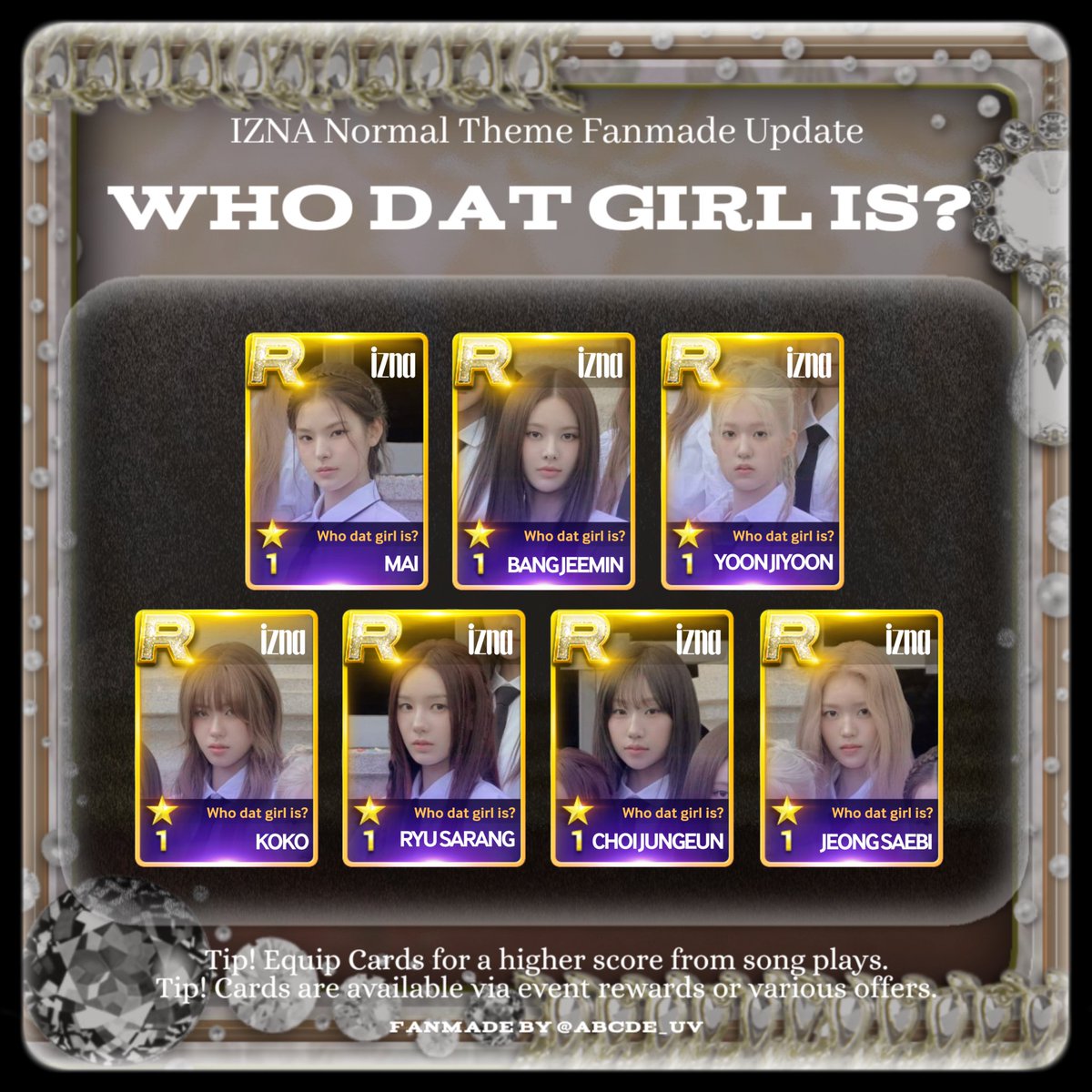 🎹] NEW FANMADE UPDATE [🎹] 🦪 SuperStar WAKEONE 💎 ✨ IZNA