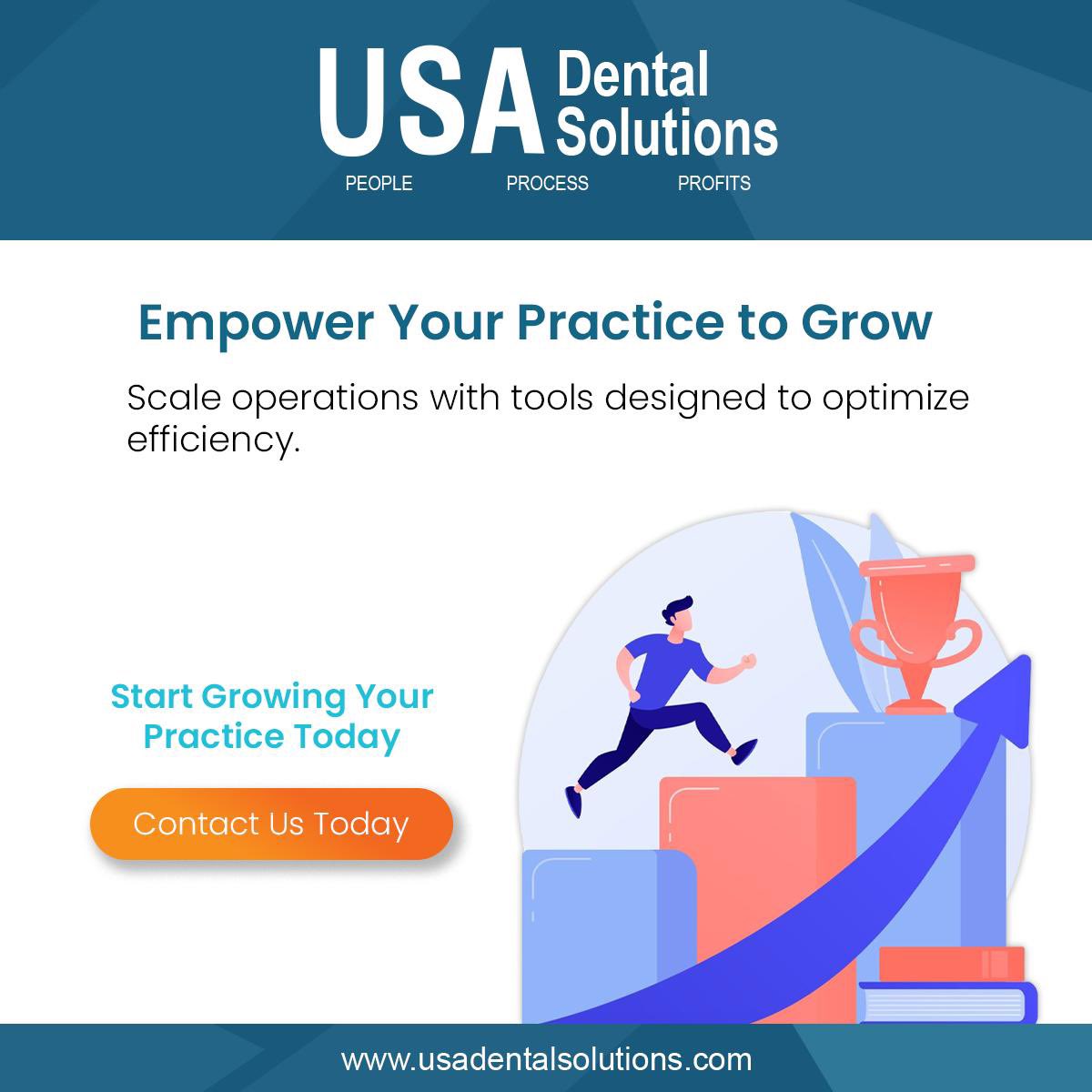 _USADS's tweet image. Empower your team, elevate your practice – growth starts with smarter operations.

#rcm #usads #practiceoptimization #nextlevelgrowth