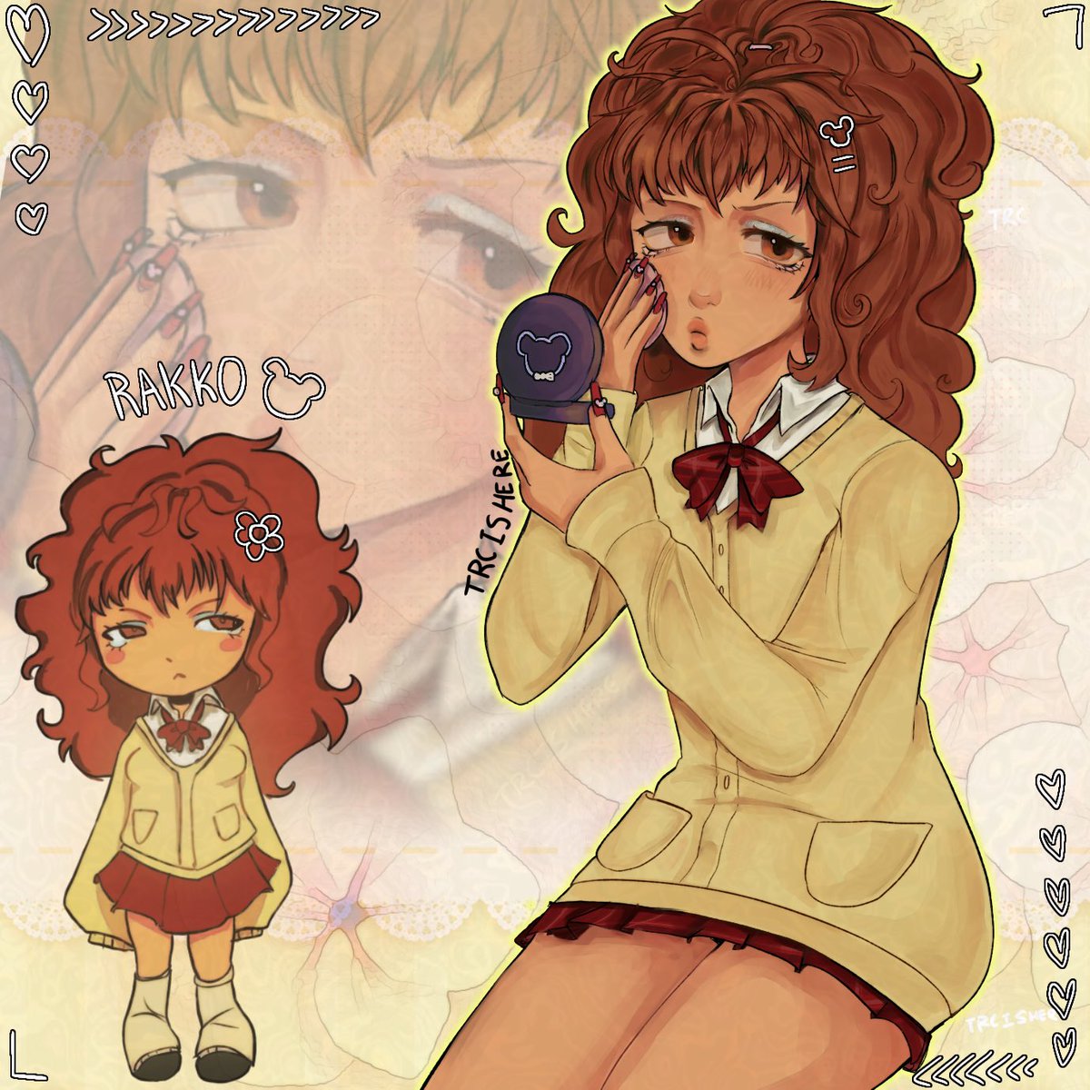 TRCISHERE_'s tweet image. Kogal Gyaru ❀*٭ || #gyaru #art
Did i do it right? I hope so.. (。’▽’。)♡