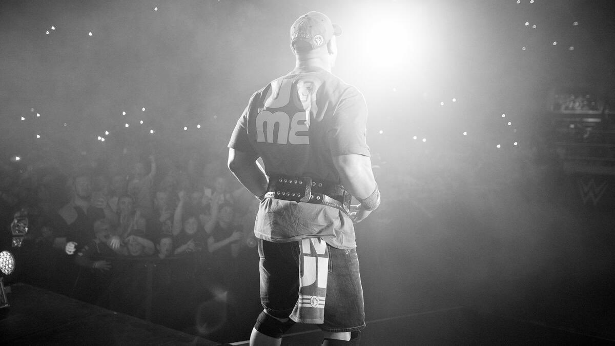 reigns_era's tweet photo. John Cena's farewell tour begins today. 💔 🐐 #WWERaw https://t.co/A5daMEznK1