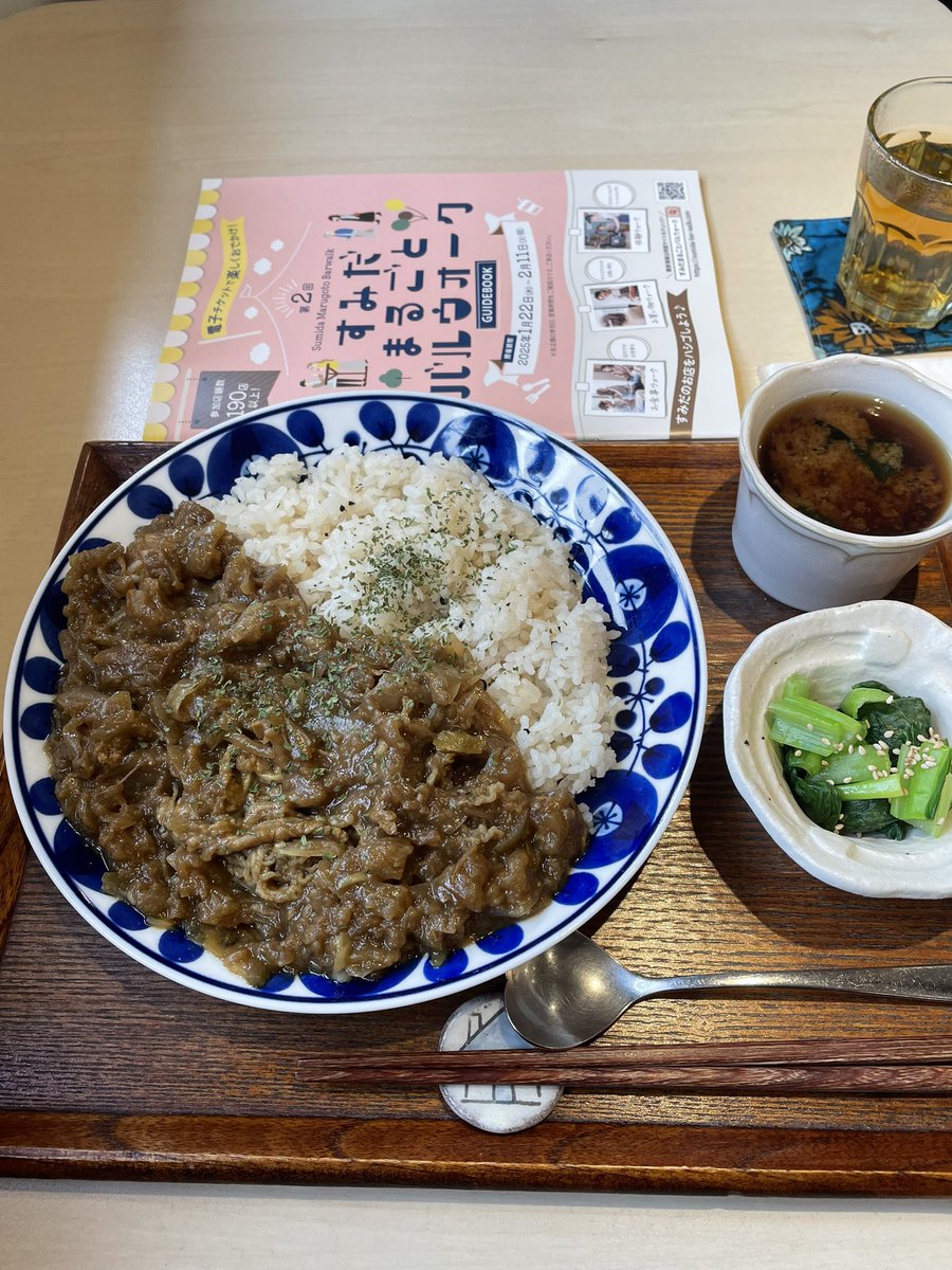 TStudy's tweet image. ikkAさんで林檎ビーフカレーを食べる。
すみだまるごとバルウォークが1月22日〜2月11日まで