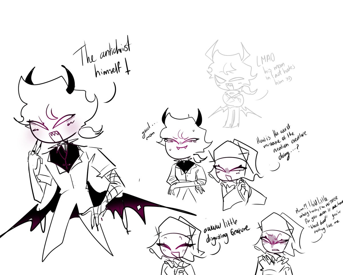 some Minus Sel and Sarv doodles 
beautiful mom and son relationship HAHAHA