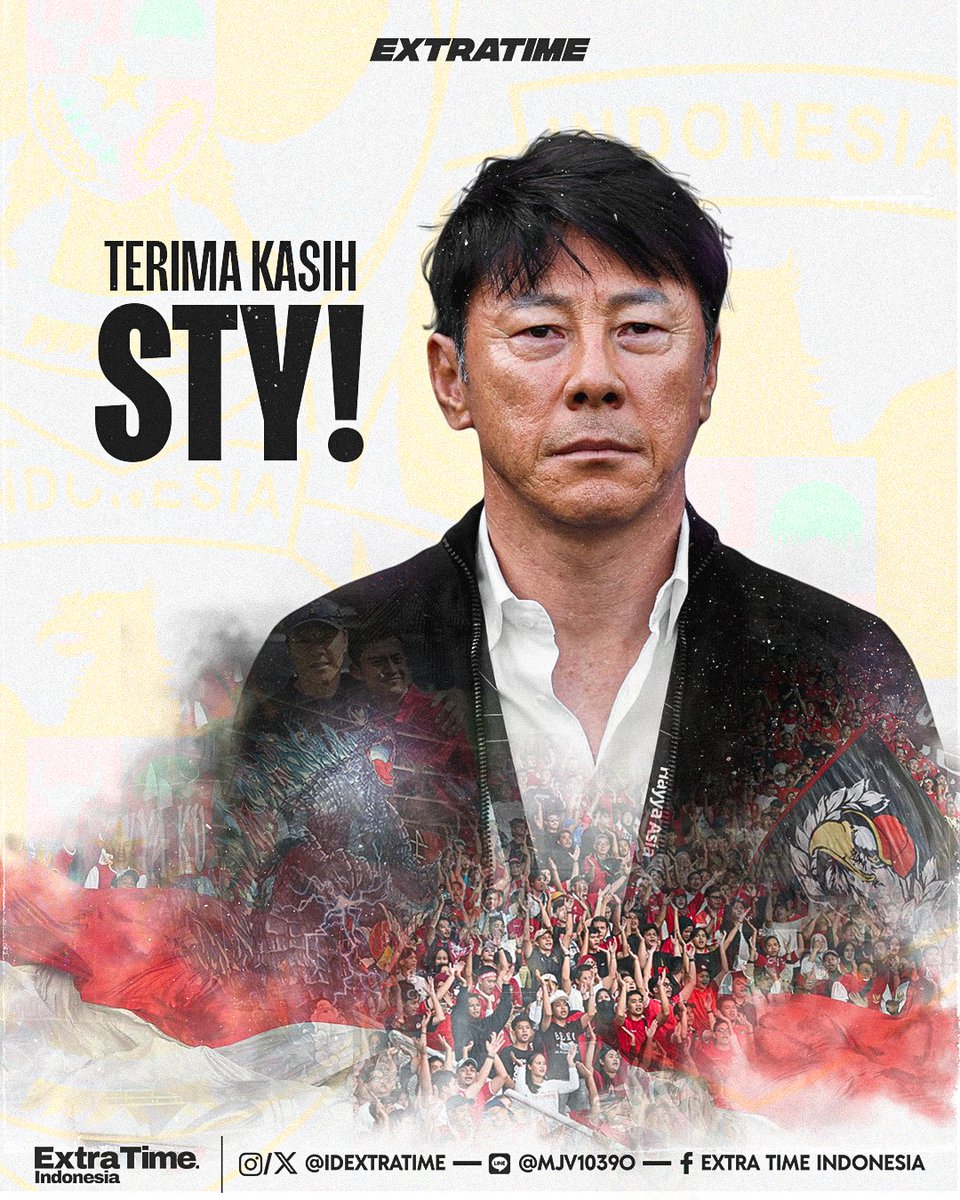 ✅ RESMI : PSSI berhentikan Shin Tae-yong dari jabatannya sebagai pelatih timnas Indonesia. 😭😭😭

Gamsahamnida coach Shin.. 🙏🏼